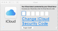 Change iCloud Keychain Security Code if Forgot it