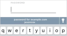 Enable AutoFill for Password