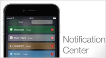 Access to Notification Center