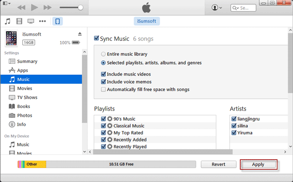 Add music to ipone/ipad