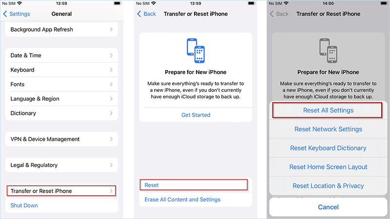 Reset Settings on Your iPhone
