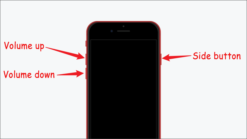 iphone 8 or later model restart buttons