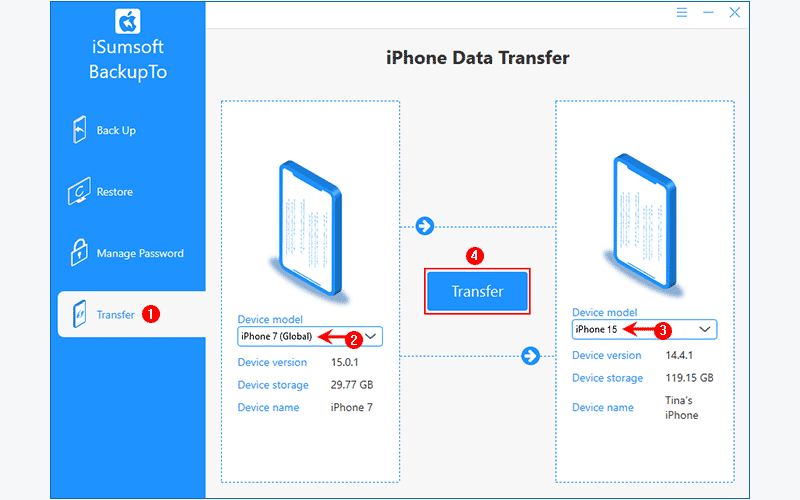 tranfer all data from iphone to iphone 15