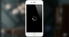 iphone black screen spinning wheel