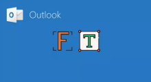 Change Outlook default fount