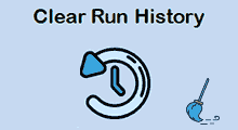 Clear run history in Windows 10
