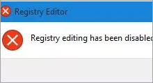 disable access to registry editor in Windows 10
