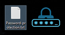 Password protect Notepad in Windows 10