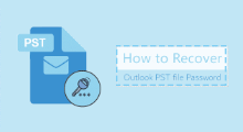 Recover pst password Outlook 2016