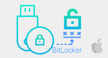Unlock a BitLocker USB drive on Mac