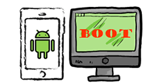 Set Windows PC boot from an android phone or USB Windows password reset disk