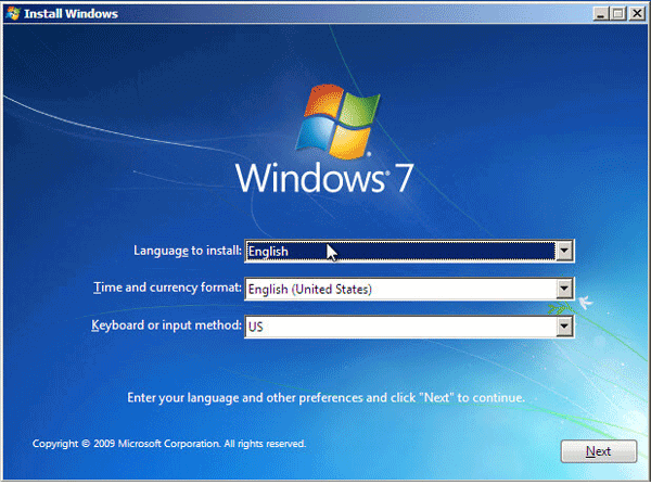 Windows installing