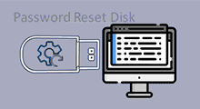 Make a password reset disk for another computer