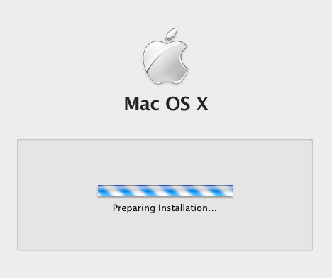 Mac OS installation environment