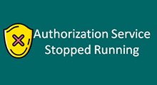 Solve VMware authorization service stop running error