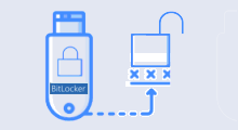 unlock BitLocker encrypted USB drive without password