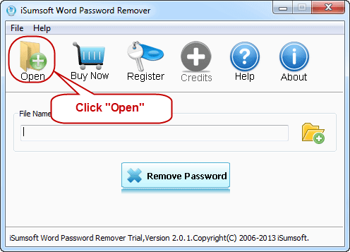 open word file