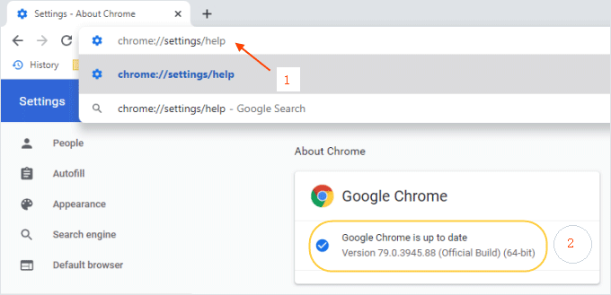 Update Chrome to the latest version