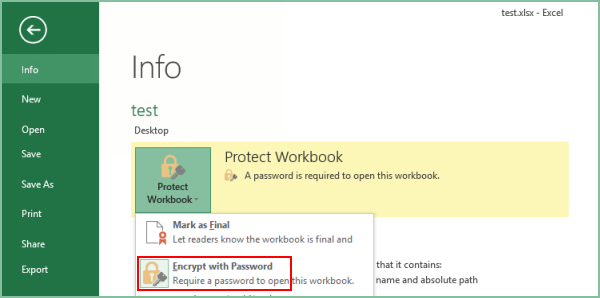 Encrypt with Password