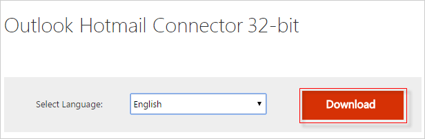 download outlook hotmail connector