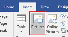 picture blurry when inserted to word document