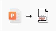 export powerpoint contents to a pdf