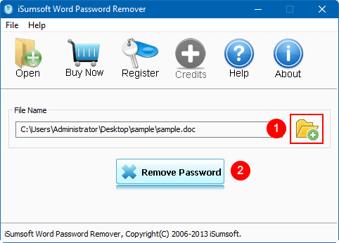 Click Remove Password