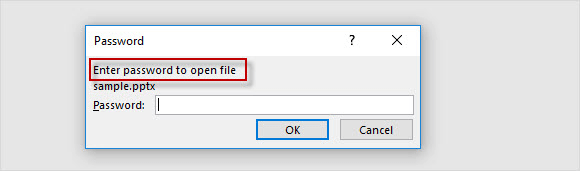 enter password to open file