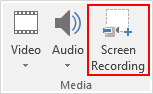 Click screen recording botton