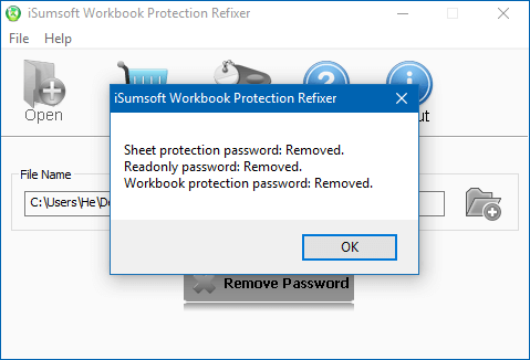 Remove Workbook and Sheet protection 