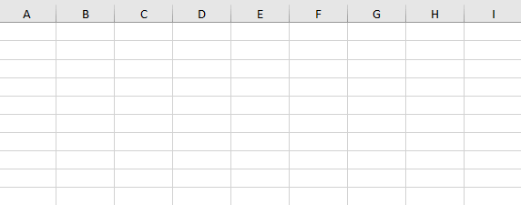Select a large range of cells with Shift