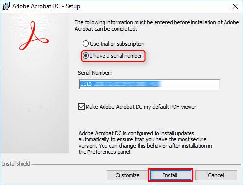 How to Activate/Reactivate Acrobat DC without Serial Number