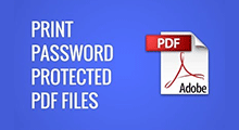 print encrypted pdf files