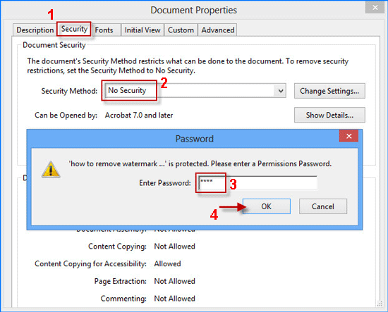 Secured Pdf To Unsecure Pdf