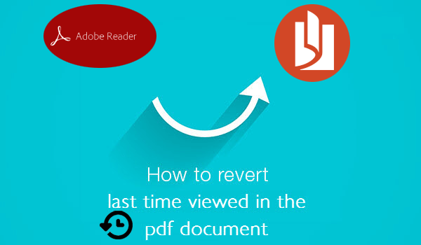 setup pdf access to last time viewed position