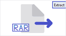Extract RAR file in Windows