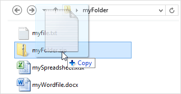 Add a file to the zip archive