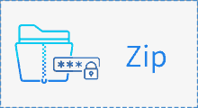 Encrypt zip file with password