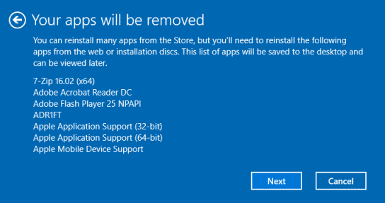 Desktop apps will be removed