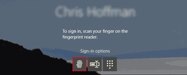 Sign in with Windows Hello