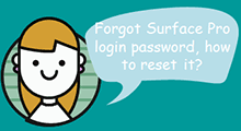 Reset surface pro login password