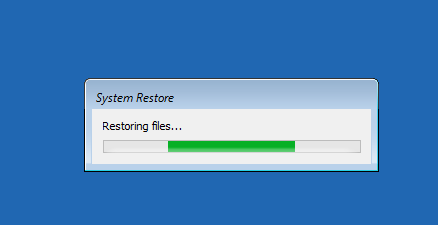 Restoring files