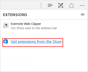 Get extension from Store