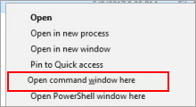 add open command prompt window here to context menu