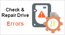 Check and fix drive errors