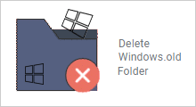 Delete Windows 10 previous folder