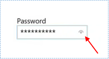 disable password reveal button