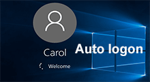 enable or disable auto login Windows 10