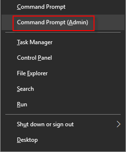 Run Command Prompt Admin