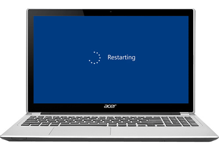 restart acer laptop